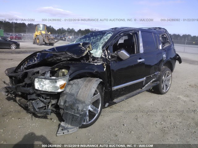 5N3AA08A47N802162 - 2007 INFINITI QX56 BLACK photo 2