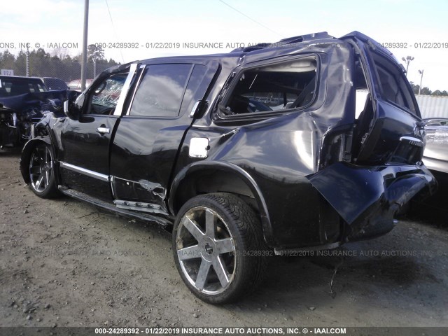 5N3AA08A47N802162 - 2007 INFINITI QX56 BLACK photo 3