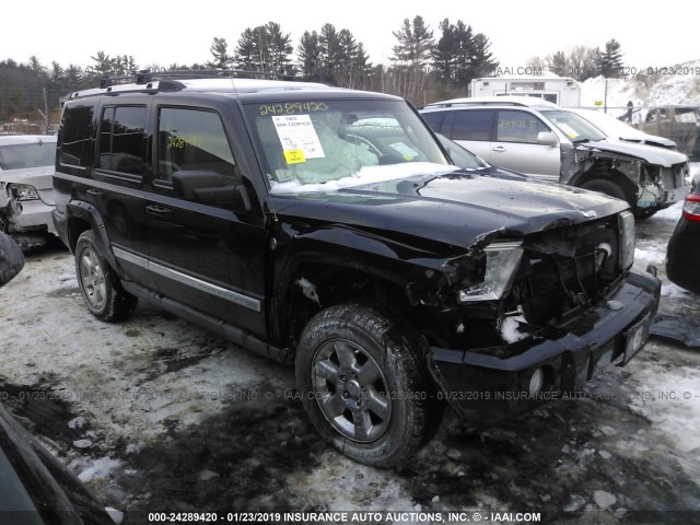 1J8HG58246C306152 - 2006 JEEP COMMANDER LIMITED BLACK photo 1