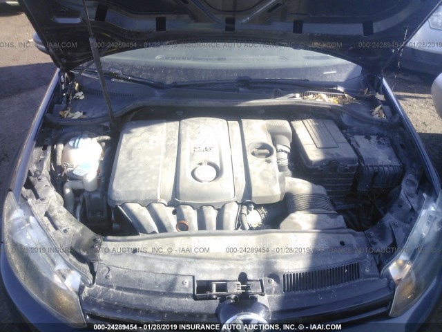 WVWDB7AJ6AW330929 - 2010 VOLKSWAGEN GOLF 蓝色 照片 10