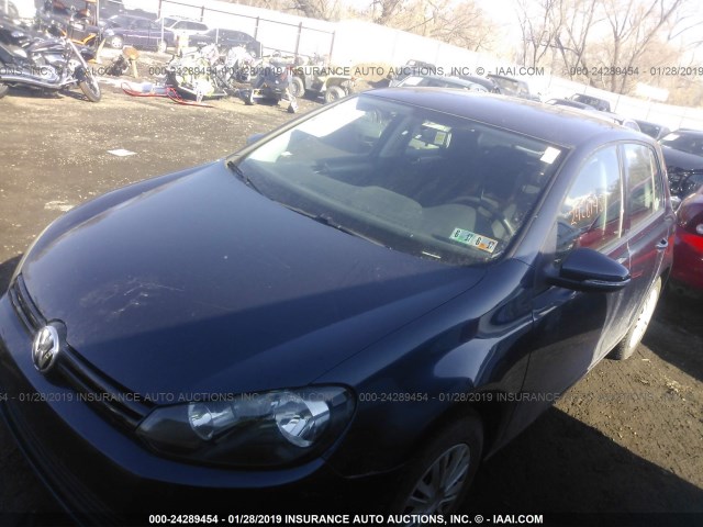 WVWDB7AJ6AW330929 - 2010 VOLKSWAGEN GOLF 蓝色 照片 2