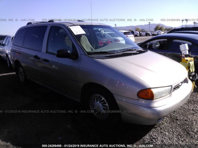 2FMZA5146WBE56347 - 1998 FORD WINDSTAR WAGON BEIGE photo 1