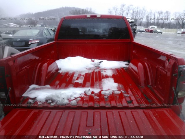 1GCEC14X65Z144570 - 2005 CHEVROLET SILVERADO C1500 RED photo 8