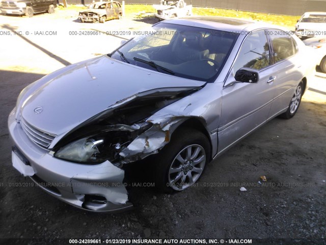 JTHBF30G225035729 - 2002 LEXUS ES 300 SILVER photo 2