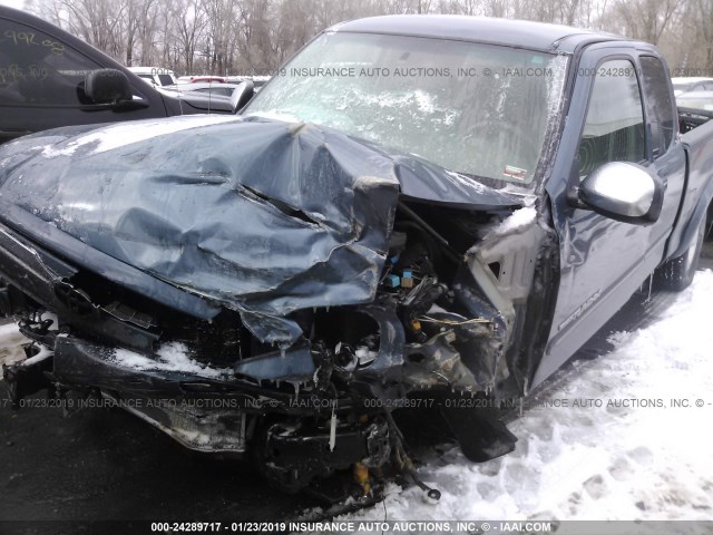 5TBBT44166S486225 - 2006 TOYOTA TUNDRA ACCESS CAB SR5 BLUE photo 2