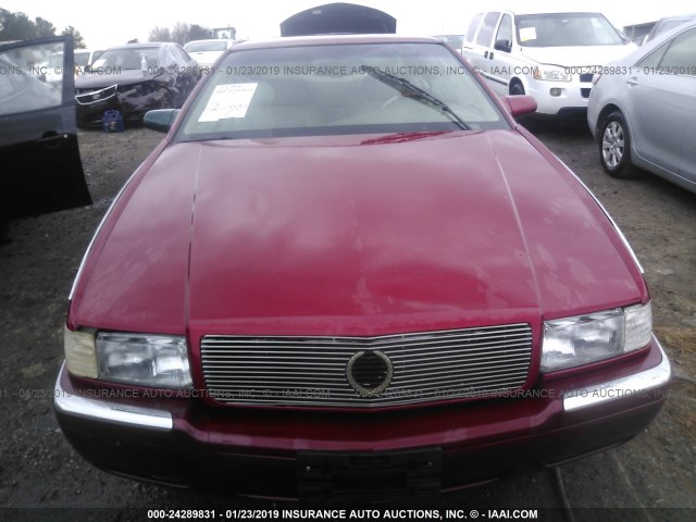 1G6EL12Y61B104250 - 2001 CADILLAC ELDORADO ESC RED photo 6