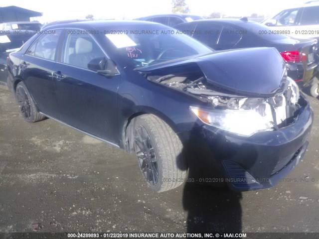 4T1BF1FK8DU278550 - 2013 TOYOTA CAMRY L/SE/LE/XLE 蓝色 照片 1