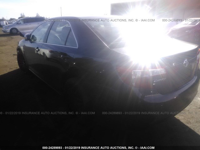 4T1BF1FK8DU278550 - 2013 TOYOTA CAMRY L/SE/LE/XLE 蓝色 照片 3