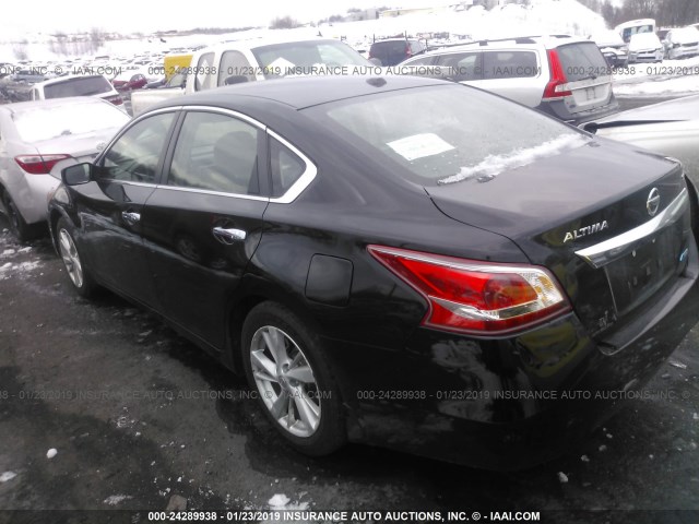 1N4AL3AP0DN428707 - 2013 NISSAN ALTIMA 2.5/S/SV/SL BLACK photo 3