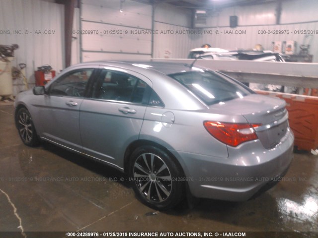 1C3CCBBG4EN180334 - 2014 CHRYSLER 200 TOURING SILVER photo 3