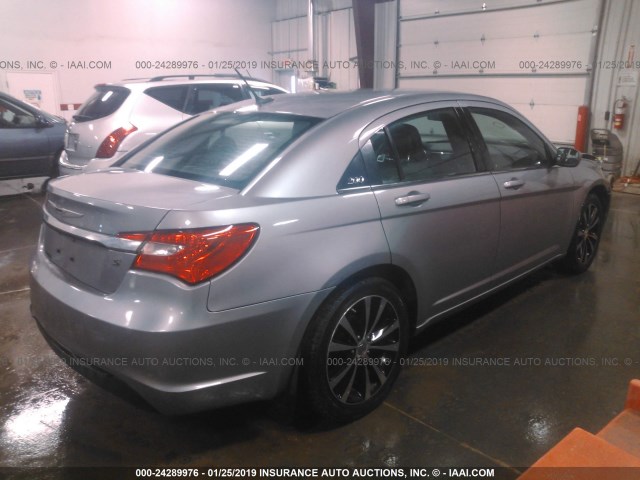 1C3CCBBG4EN180334 - 2014 CHRYSLER 200 TOURING SILVER photo 4