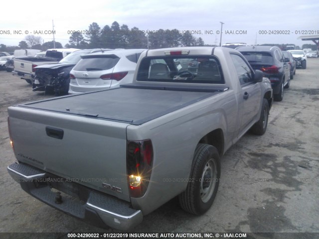 1GTCS149998139872 - 2009 GMC CANYON TAN photo 4