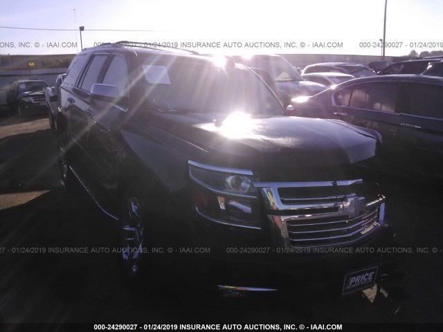 1GNSKCKC5FR693297 - 2015 CHEVROLET TAHOE K1500 LTZ BLACK photo 1