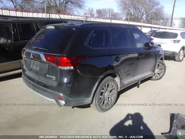 JA4AD3A38GZ000847 - 2016 MITSUBISHI OUTLANDER SE/SEL BLACK photo 4