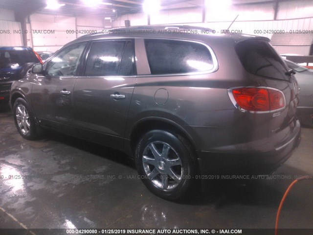 5GAER23D29J100275 - 2009 BUICK ENCLAVE CXL GRAY photo 3