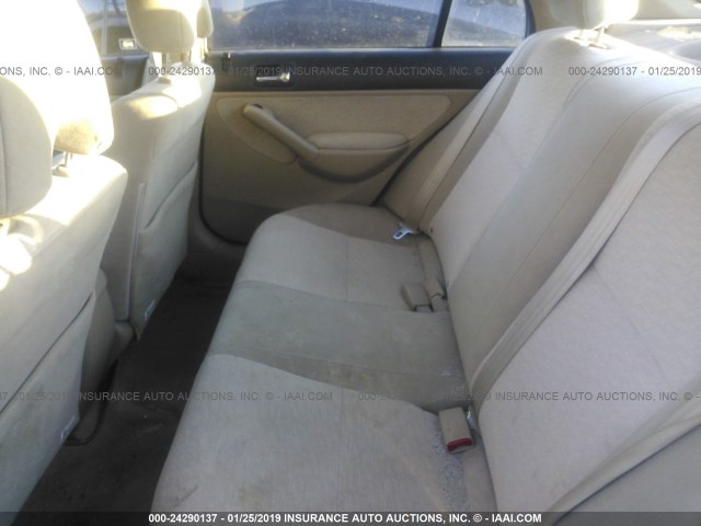 JHMES95655S011491 - 2005 HONDA CIVIC HYBRID GRAY photo 8