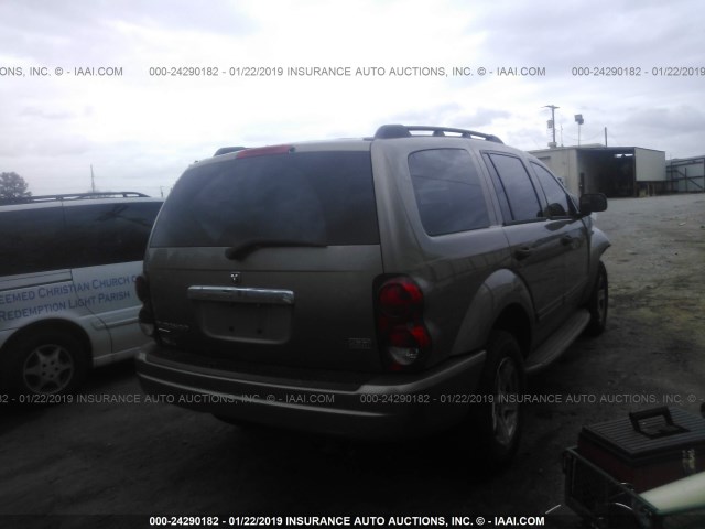 1D4HD58D05F591255 - 2005 DODGE DURANGO LIMITED GOLD photo 4