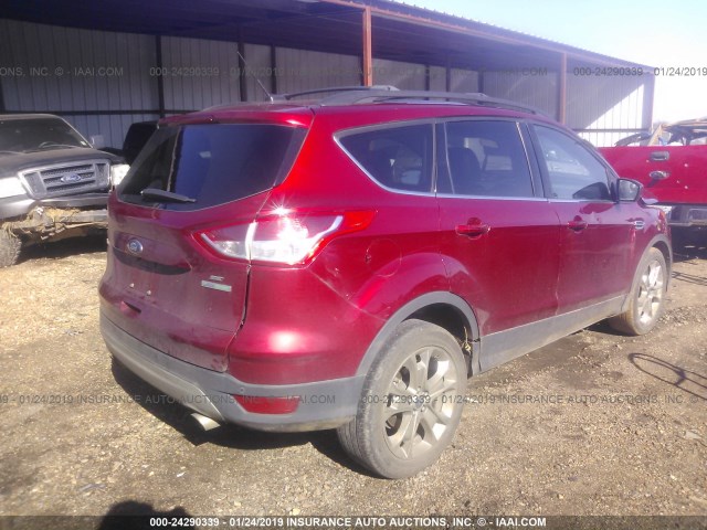 1FMCU0GX0FUA73953 - 2015 FORD ESCAPE SE RED photo 4