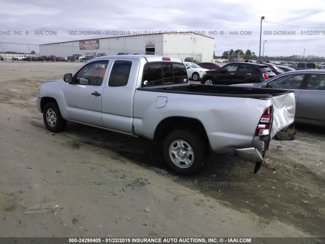 5TETX22N16Z197041 - 2006 TOYOTA TACOMA ACCESS CAB Gümüş foto 3