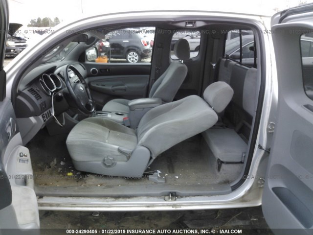 5TETX22N16Z197041 - 2006 TOYOTA TACOMA ACCESS CAB Gümüş foto 5