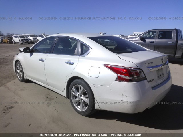 1N4AL3AP6DN471061 - 2013 NISSAN ALTIMA 2.5/S/SV/SL WHITE photo 3