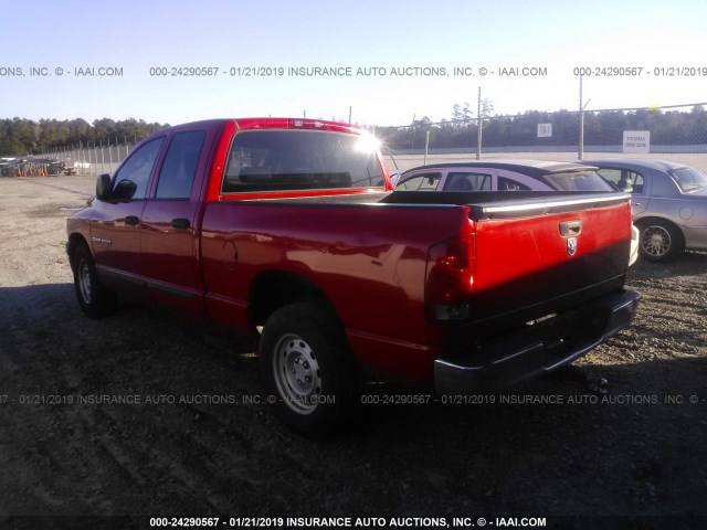 1D7HA18K46J198179 - 2006 DODGE RAM 1500 ST RED photo 3