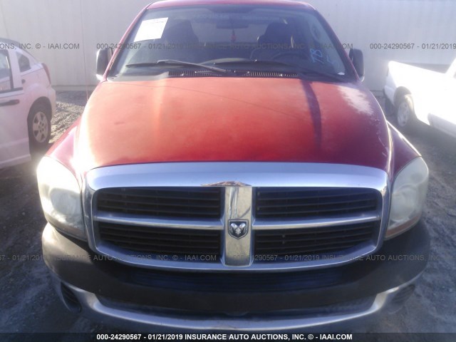 1D7HA18K46J198179 - 2006 DODGE RAM 1500 ST RED photo 6