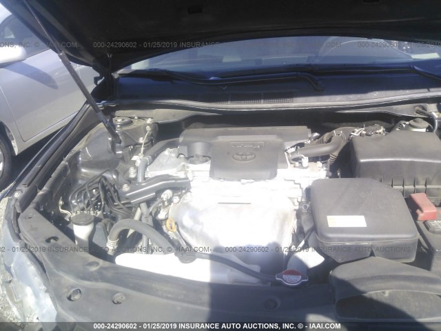 4T1BF1FKXGU196033 - 2016 TOYOTA CAMRY LE/XLE/SE/XSE BLACK photo 10