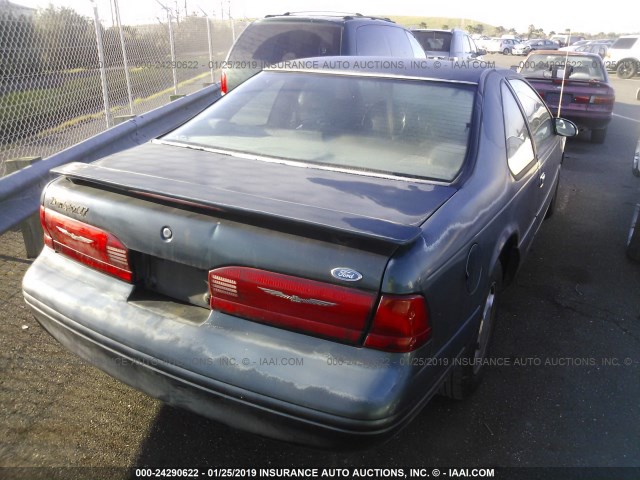 1FALP62W4VH149118 - 1997 FORD THUNDERBIRD LX GREEN photo 4