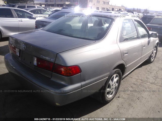 4T1BG22K41U054390 - 2001 TOYOTA CAMRY CE/LE/XLE BROWN photo 4