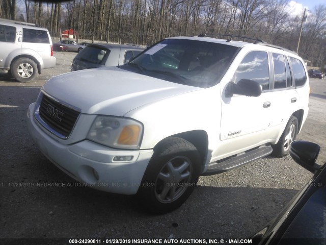 1GKDS13S942101454 - 2004 GMC ENVOY WHITE photo 2