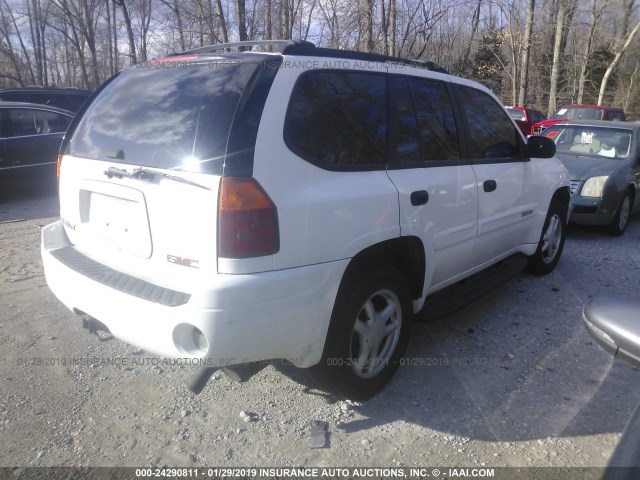 1GKDS13S942101454 - 2004 GMC ENVOY WHITE photo 4