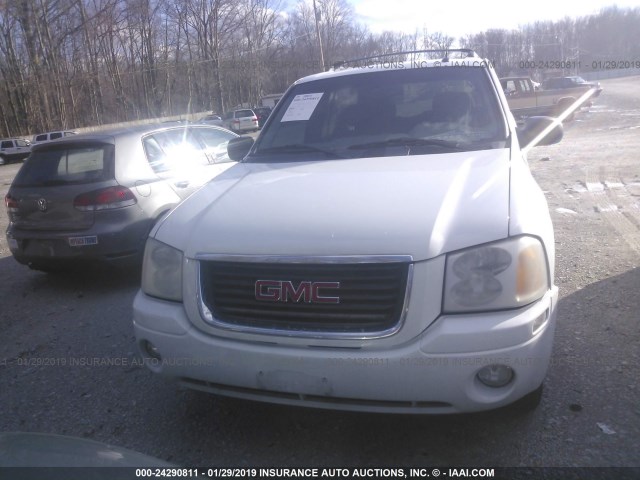 1GKDS13S942101454 - 2004 GMC ENVOY WHITE photo 6