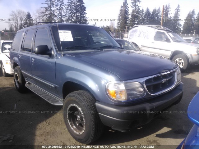 1FMDU73E4YZB93486 - 2000 FORD EXPLORER XLT BLUE photo 1