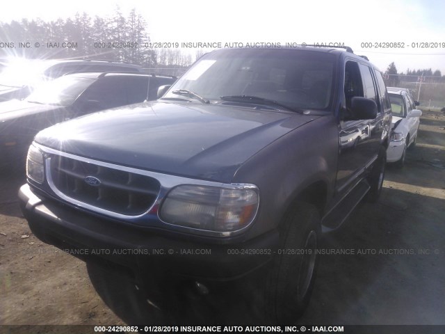 1FMDU73E4YZB93486 - 2000 FORD EXPLORER XLT BLUE photo 2