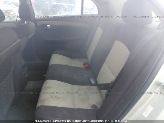 1G1ZG57B994185154 - 2009 CHEVROLET MALIBU LS 米色 照片 8