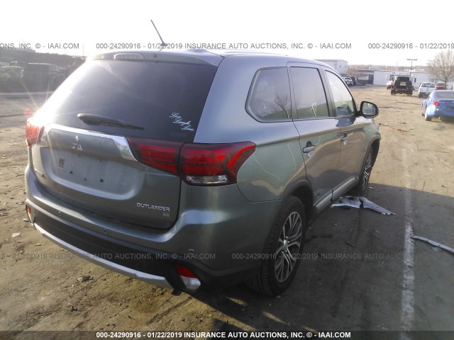 JA4AZ3A37GZ005135 - 2016 MITSUBISHI OUTLANDER SE/SEL GRAY photo 4