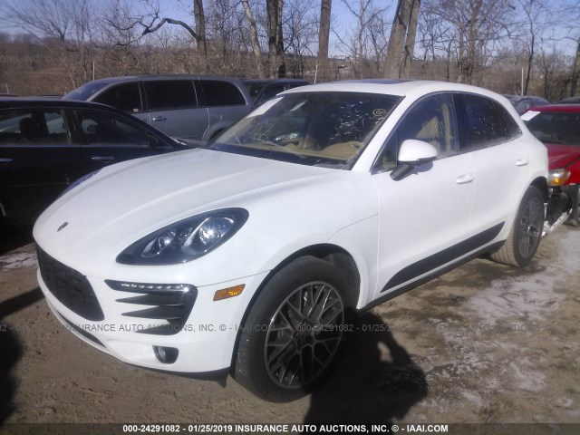 WP1AB2A57GLB56032 - 2016 PORSCHE MACAN S WHITE photo 2