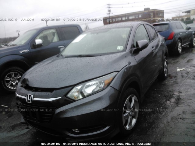 3CZRU6H54HM703327 - 2017 HONDA HR-V EX GRAY photo 2