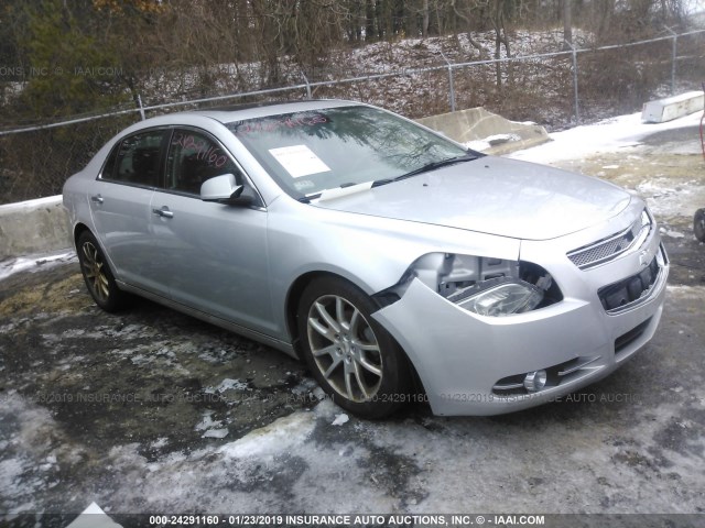 1G1ZE5EU7CF127016 - 2012 CHEVROLET MALIBU LTZ SILVER photo 1