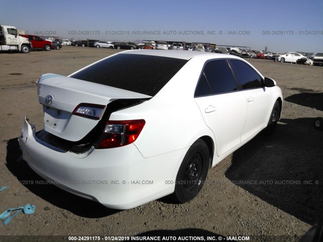 4T4BF1FK7ER382289 - 2014 TOYOTA CAMRY L/SE/LE/XLE 白色 照片 4