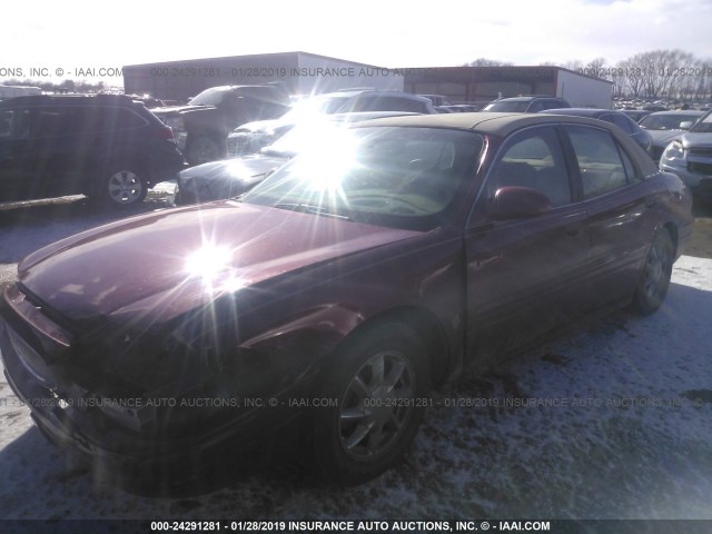 1G4HR54K24U150932 - 2004 BUICK LESABRE LIMITED RED photo 2