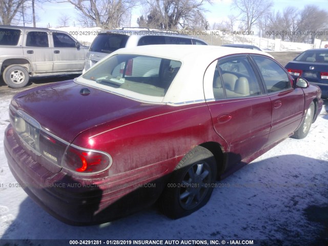 1G4HR54K24U150932 - 2004 BUICK LESABRE LIMITED RED photo 4