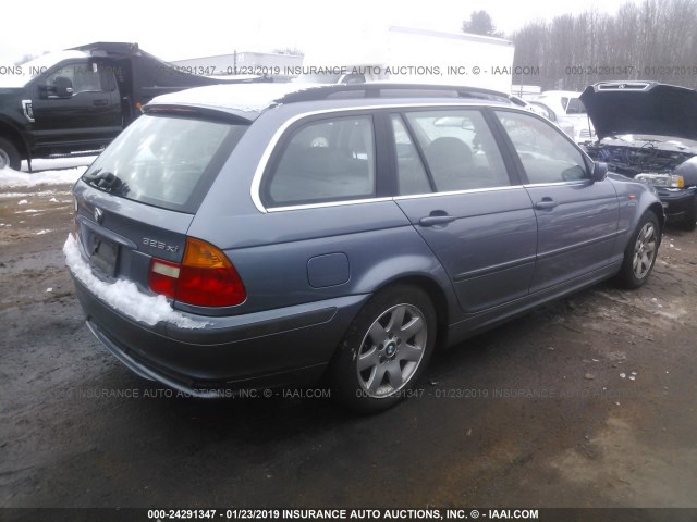 WBAEP33402PF00770 - 2002 BMW 325 XIT BLUE photo 4