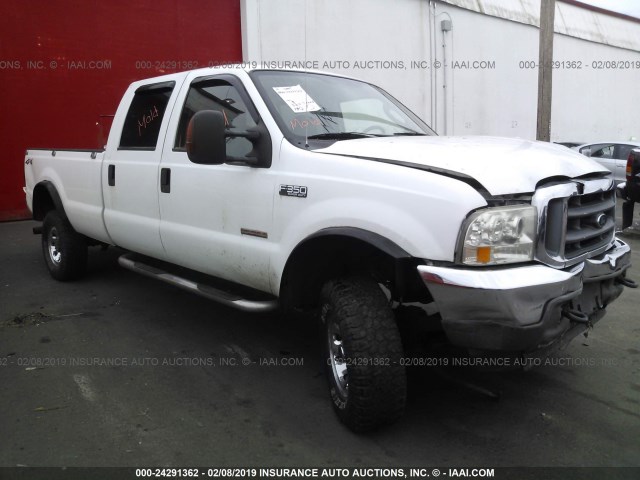 1FTSW31P64EB90898 - 2004 FORD F350 SRW SUPER DUTY WHITE photo 1