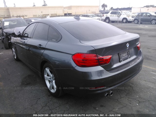 WBA4A9C58FGL85329 - 2015 BMW 428 I/GRAN COUPE/SULEV GRAY photo 3