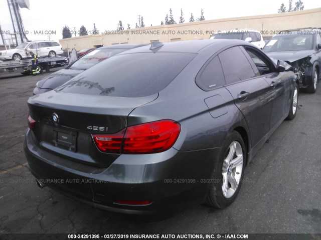 WBA4A9C58FGL85329 - 2015 BMW 428 I/GRAN COUPE/SULEV GRAY photo 4