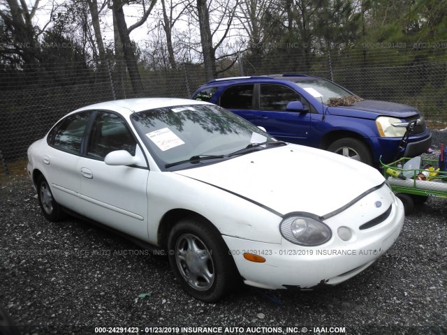 1FALP52U0VA245751 - 1997 FORD TAURUS GL WHITE photo 1