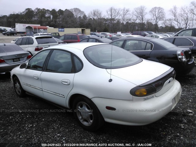 1FALP52U0VA245751 - 1997 FORD TAURUS GL WHITE photo 3