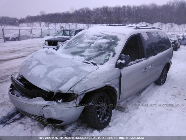 2C8GP74L03R132935 - 2003 CHRYSLER TOWN & COUNTRY EX SILVER photo 2